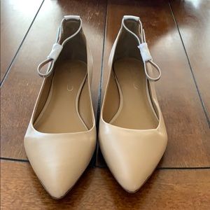 Leather vamp ankle women sz 9 shoe